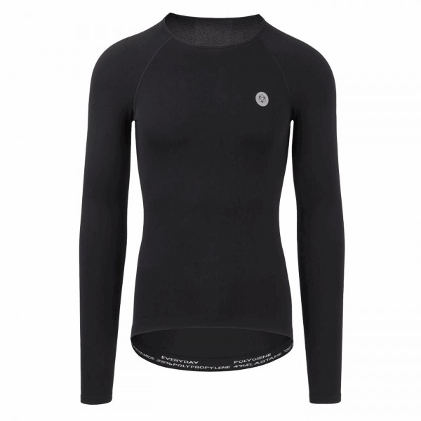 Maglia intima everyday base unisex nero - maniche lunghe taglia xs - 1 - Maglie - 8717565571730