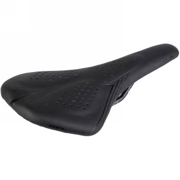 Sattel velo, air thru,schwarz matt mit glänzenden logos, mit honeycomb-gel, 268 gr, auf karte - 1