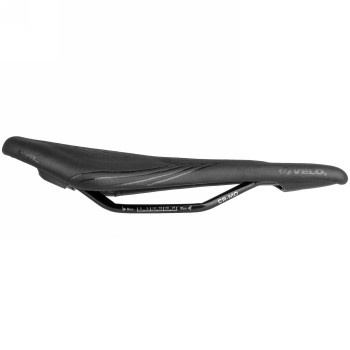 Saddle velo, air thru,black matt with shiny logos, with honeycomb gel, 268 gr, on card - 4