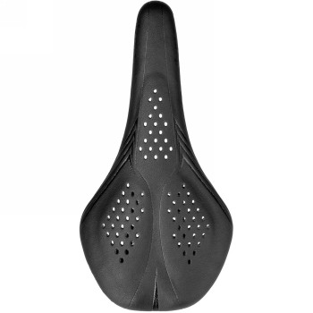 selle velo, air thru,noir mat avec logos brillants, avec gel honeycomb, 268 gr, sur carte - 5