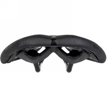 selle velo, air thru,noir mat avec logos brillants, avec gel honeycomb, 268 gr, sur carte - 6