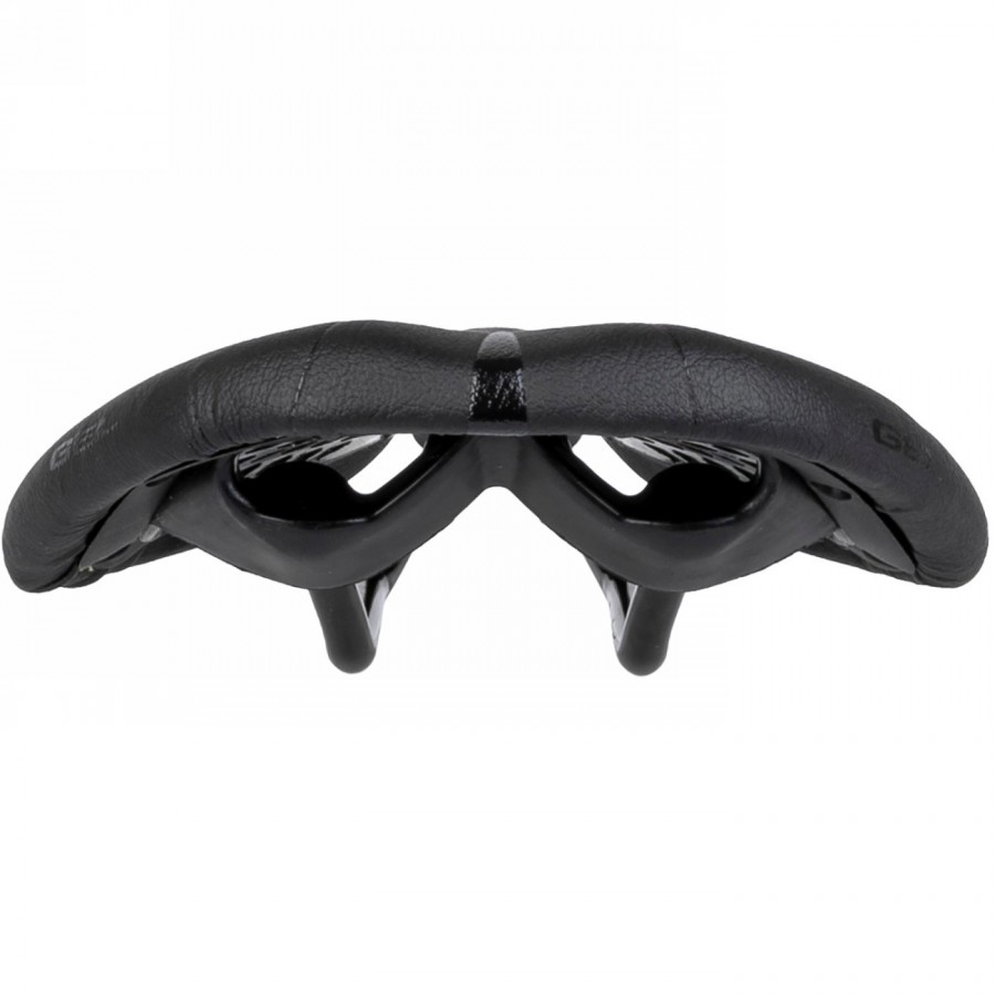 Saddle velo, air thru,black matt with shiny logos, with honeycomb gel, 268 gr, on card - 6