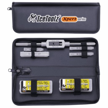 Kit per maschiatura include 1 maschiere e 8 maschi: 2 per pedivelle da 1/2dx/sx, 2 per pedivelle da 9/16dx/sx, 1 per f - 1 - Est