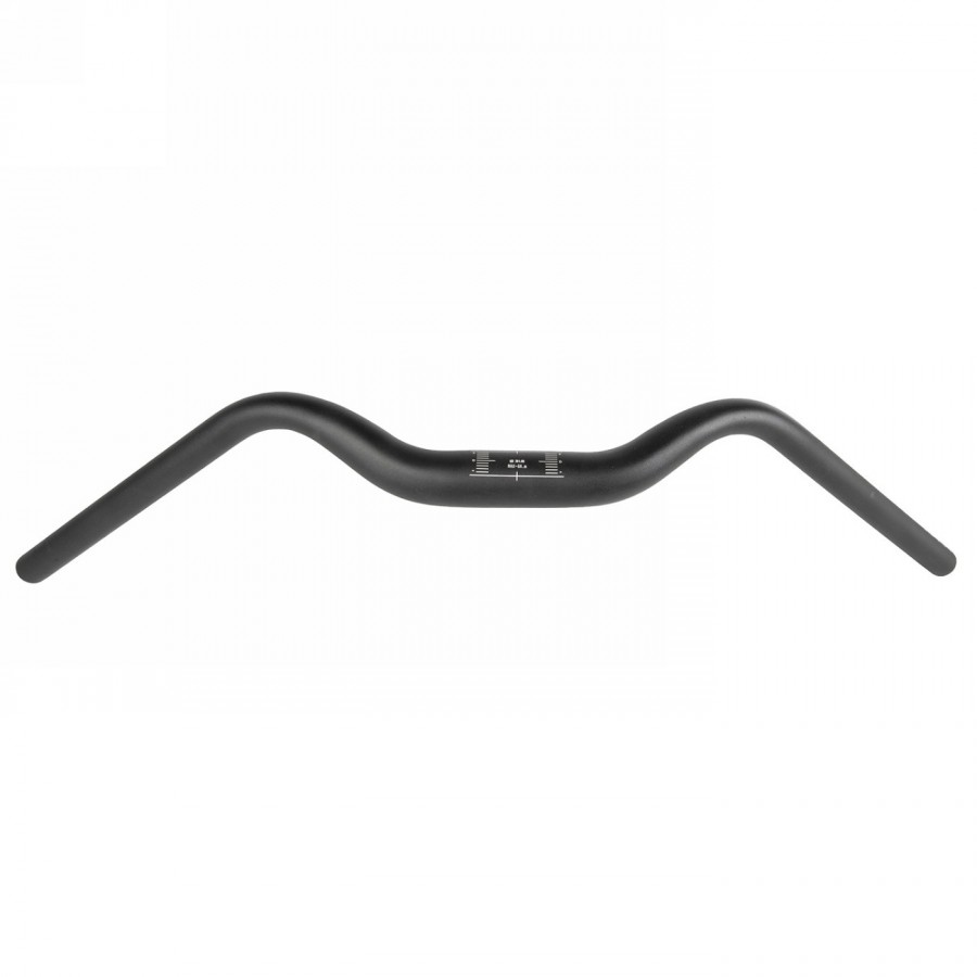 E-trekking handlebar hb-c2.1 m-wave, aluminium, 640 mm, rise 38 mm, black - 2