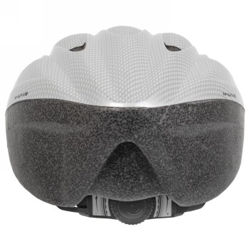 Casco para adultos/jóvenes, activo, diseño: carbono blanco, talla m 53 - 57 cm, con sistema de anillas, caja - 4