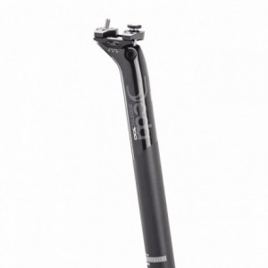 Tija de sillín zero100 27,2x350mm acabado negro sobre negro offset: 12mm - 1