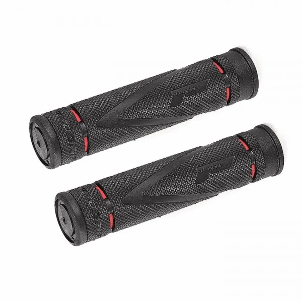 Mtb grips black/red 838sa - 1