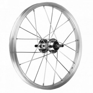 Wheel 12" x 1.75 aluminum front hub 85mm v-brake - 1
