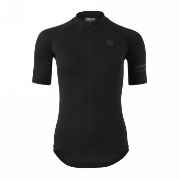 Core essential damen-trikot in schwarz – kurze ärmel, größe l - 1