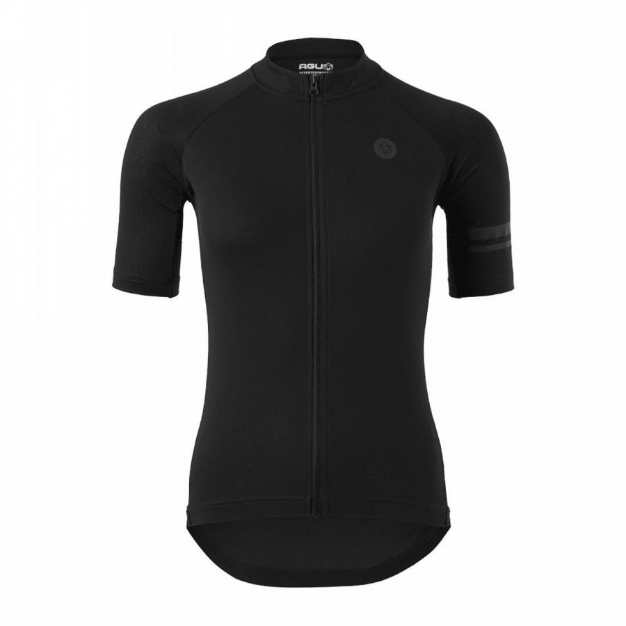 Core essential woman black jersey - short sleeves size l - 1