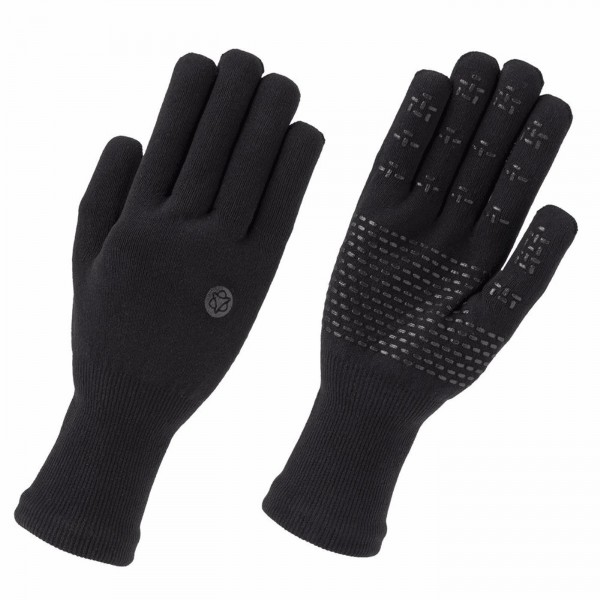 Guantes merino silicona negra talla s - 1