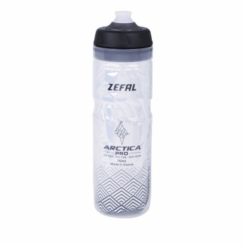 Arctica pro botella de agua termal 750ml plata/negro - 1