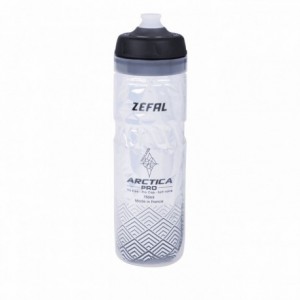 Arctica pro botella de agua termal 750ml plata/negro - 1