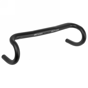 Race handlebar zoom compact, aluminium, for clamping 31.8 mm, width 420 mm (centre-to-centre), reach 75 mm, drop 128 mm, matt bl