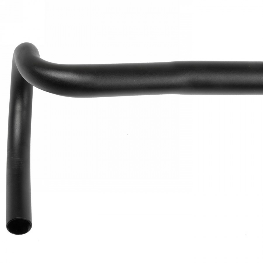 Race handlebar zoom compact, aluminium, for clamping 31.8 mm, width 420 mm (centre-to-centre), reach 75 mm, drop 128 mm, matt bl