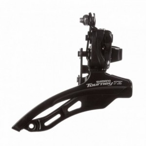 Tz500 3x6/7s front derailleur with 28.6mm clamp mount and high tr - 1