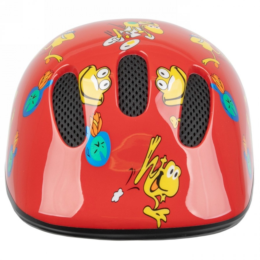 Toddler helmet kid-x-s, design: frog (red), size xs 46 - 52 cm, box - 2