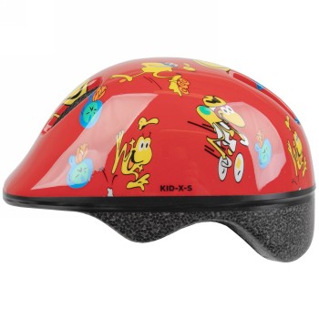 Toddler helmet kid-x-s, design: frog (red), size xs 46 - 52 cm, box - 3