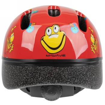 Toddler helmet kid-x-s, design: frog (red), size xs 46 - 52 cm, box - 5