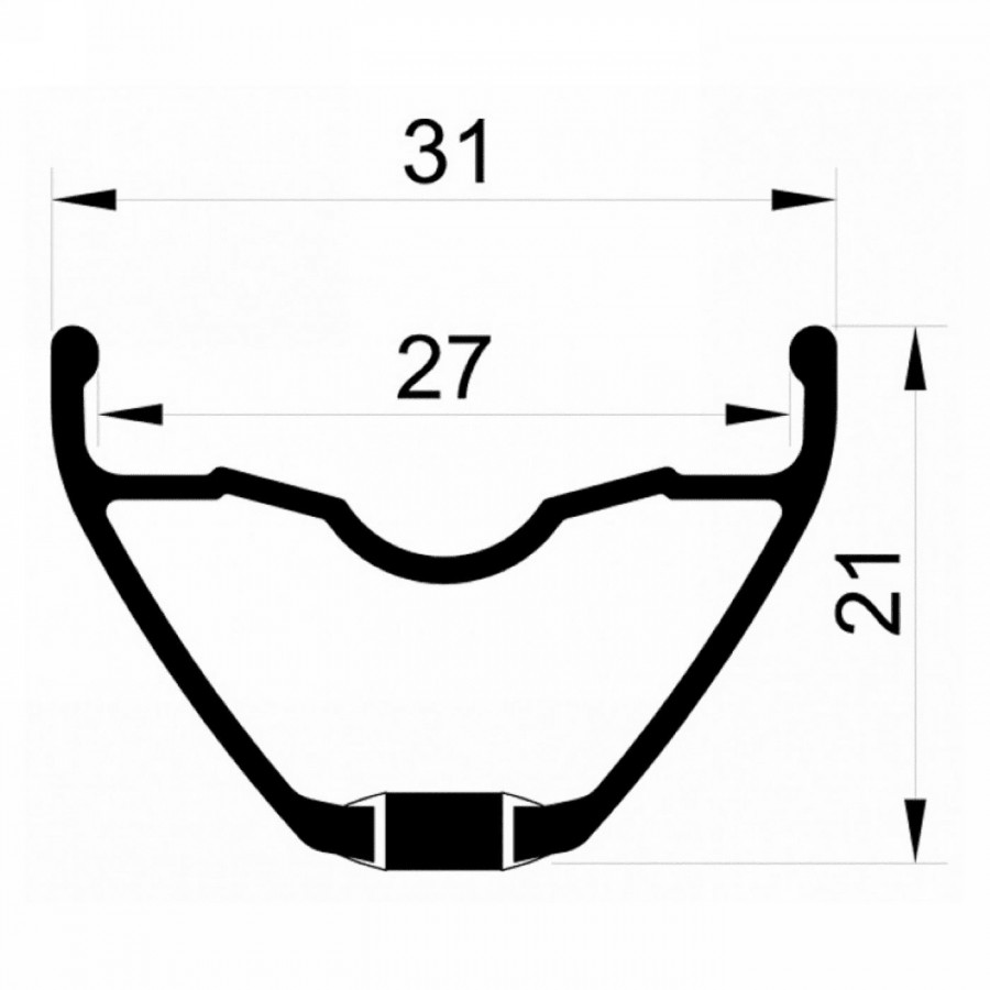 Felge 27,5 "32f remerx rx 2027 tl re - 3