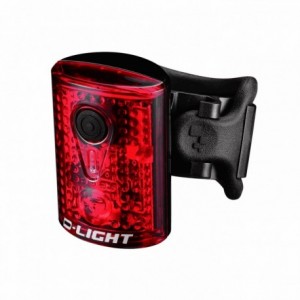 Fanale luce d-light posteriore usb cg-211r 3x0.12 watt - 1 - Luci - 4712123262758