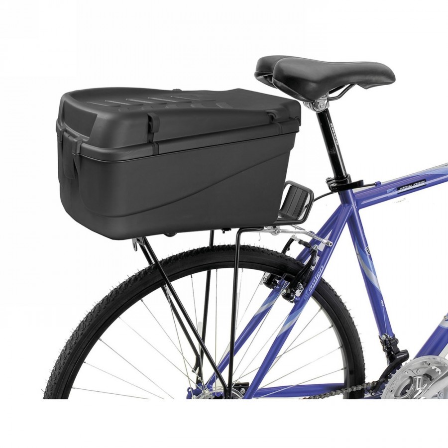 Bicycle box/topcase 'm-wave', made of plastic, black, for mounting on the luggage rack, 18 l - 3