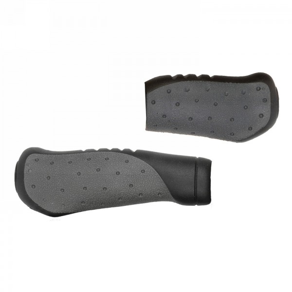 Pair of comfort grip handles, soft compound d2 on the outside, shock absorption, anatomical shape that prevents the - 1