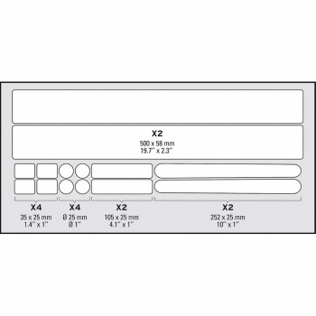 Frame protectors zefal skin armor l kit 14 pcs - 3