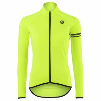 Maglia thermo sport donna giallo fluo - maniche lunghe taglia xs - 1 - Maglie - 8717565689305