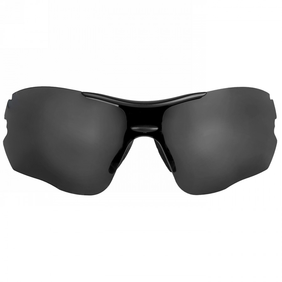 Sunglasses, m-wave, black, with dark anti-reflective lenses, with replacement lenses (clear, orange, iridium), ec - 3