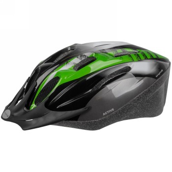 Casco para adultos/jóvenes, activo, diseño: mamba, talla m 53 - 57 cm, con sistema de anillas, caja - 1