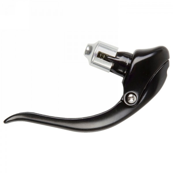 Brake handles for cyclo cross handlebars, aluminium, black, for handlebars with an inner diameter of approx. 20.8-21.8mm, mv - 1