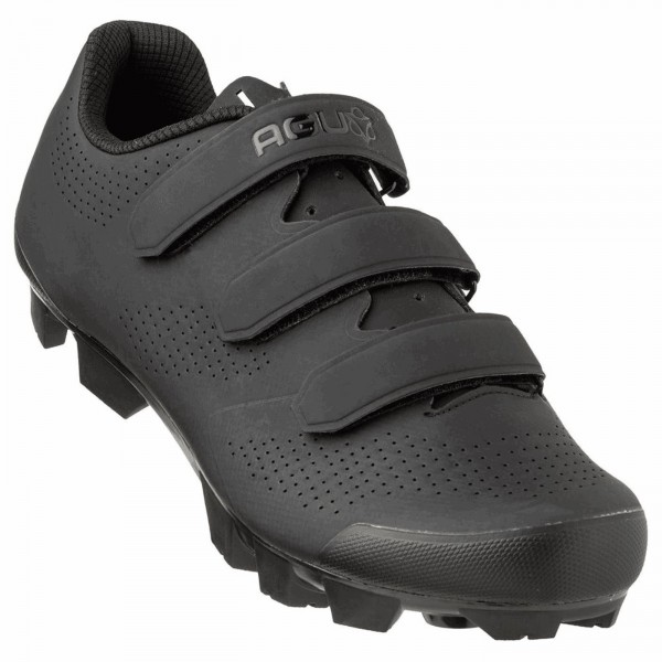 Mtb shoes m410 unisex black - nylon sole and velcro closure size 41 - 1