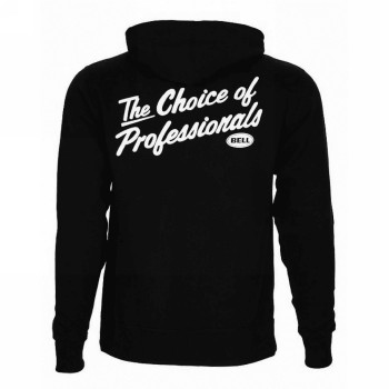 Sudadera con cremallera choice of pros negra talla l - 1