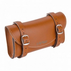 Vintage saddle bag 16x8,5x3,5cm leather - 1