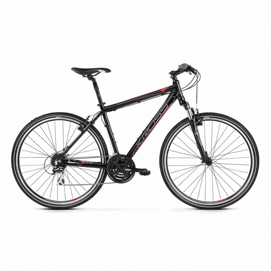 Mtb evado 3.0 man 28" schwarz/rot grösse s - 1