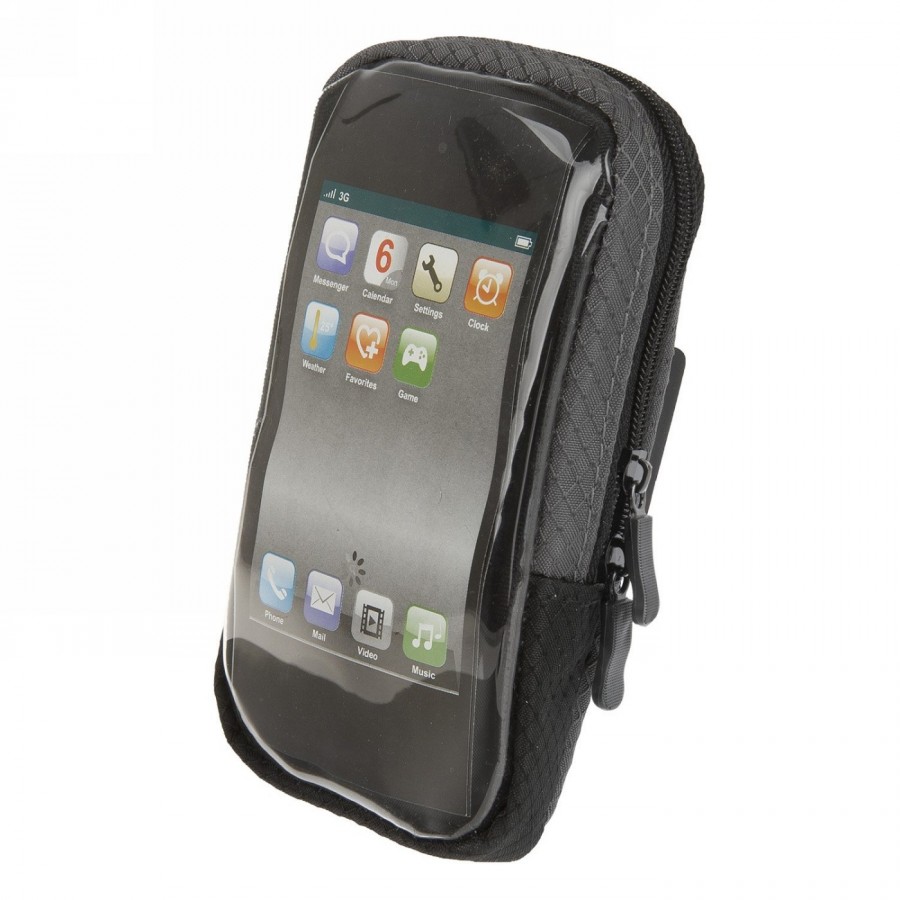 Smartphone-Taschenhalter 'm-wave eindhoven sc 1', mit drehbarem QR-Halter, Karte - 1