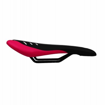 Sella lady nero/fuxia rail acciaio - 2 - Selle - 