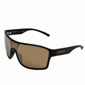 Black astro glasses with gold lens - 2