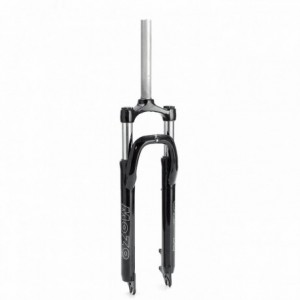 Spring suspension fork m-25mtb 27.5 disc +quickrelease black - 1
