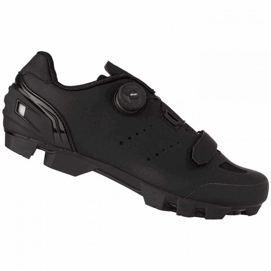 Mtb-schuhe m610 unisex schwarz – nylonsohle und obenliegender verschluss, größe 40 - 1