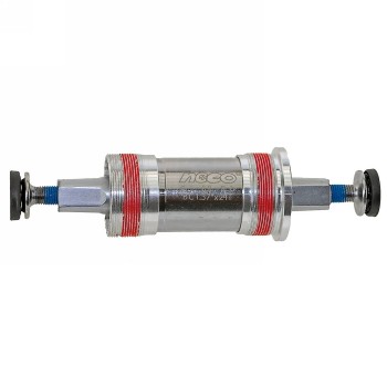 Cuscinetto interno compatto neco per utensile shimano, 107,5/20,5 mm, con gusci in alluminio, asse argento, bsa, jis, ek - 1 - M