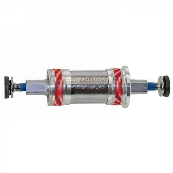 Cuscinetto interno compatto neco per utensile shimano, 107,5/20,5 mm, con gusci in alluminio, asse argento, bsa, jis, ek - 1 - M