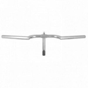 Condor steel handlebar without chromed levers 545mm 22.2mm stem - 1