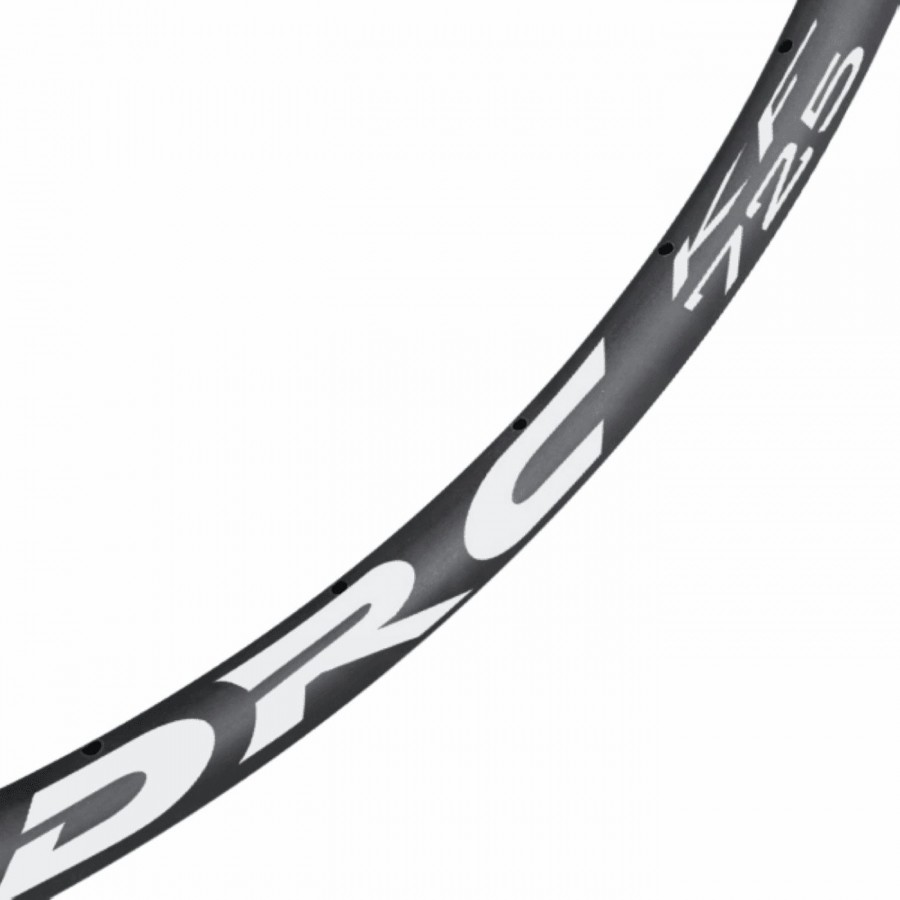 700c kf 725 28-hole aluminum rim for tubeless ready black disc brake - 1