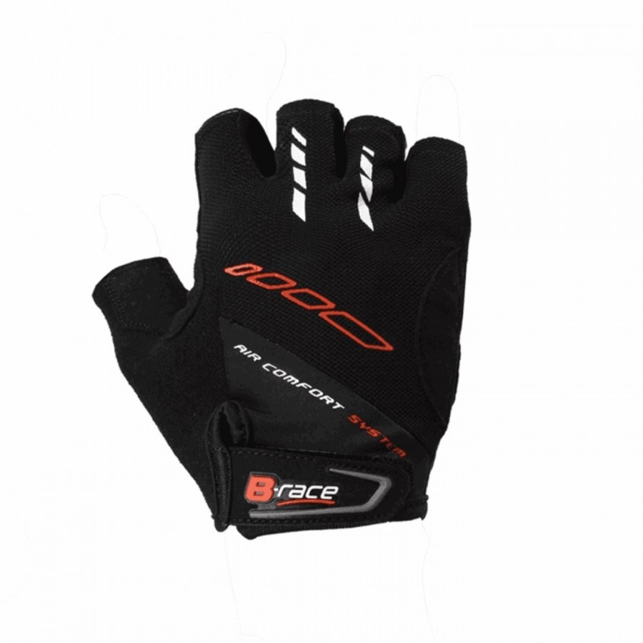 Gants bump gel noir / rouge taille m - 1