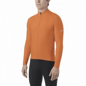Camiseta termica LS crono naranja talla m - 3