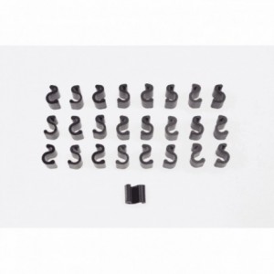 Left clip for laying electric cables on brake pipes 25pcs pack - 1