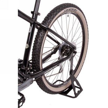 Exhibition bike rack chopstand included, 12'- 29', adjustable height 215 mm - 365 mm, for rear wheel axle, black, m-w logo - 4