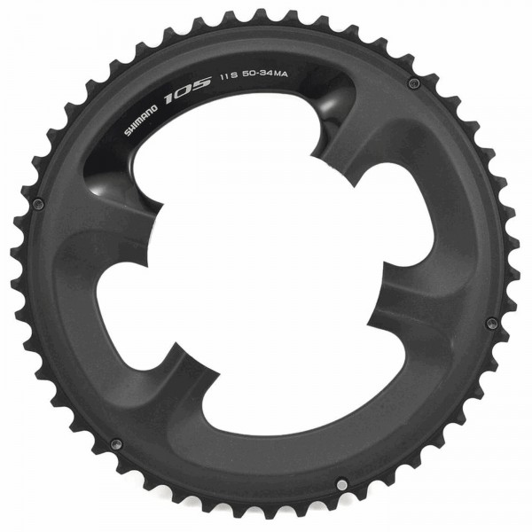 Fc-5800 road 105 2x11s 52 teeth chainring black - 1